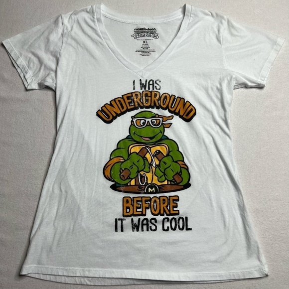Nickelodeon Teenage Mutant Ninja Turtle Graphic Old School‎ Tee Size XL - Picture 1 of 6